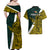 Personalised Papua New Guinea Jiwaka Province Couples Matching Off Shoulder Maxi Dress and Hawaiian Shirt PNG Birds Of Paradise Polynesian Arty Style LT03 - Polynesian Pride