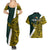 Personalised Papua New Guinea Jiwaka Province Couples Matching Summer Maxi Dress and Hawaiian Shirt PNG Birds Of Paradise Polynesian Arty Style LT03 - Polynesian Pride