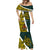 Personalised Papua New Guinea Jiwaka Province Mermaid Dress PNG Birds Of Paradise Polynesian Arty Style LT03 - Polynesian Pride