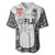 Custom Fiji Pacific Rugby 2024 Baseball Jersey Tapa Tribal and Fijian Masi Pattern