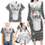 Custom Fiji Pacific Rugby 2024 Family Matching Long Sleeve Bodycon Dress and Hawaiian Shirt Tapa Tribal and Fijian Masi Pattern