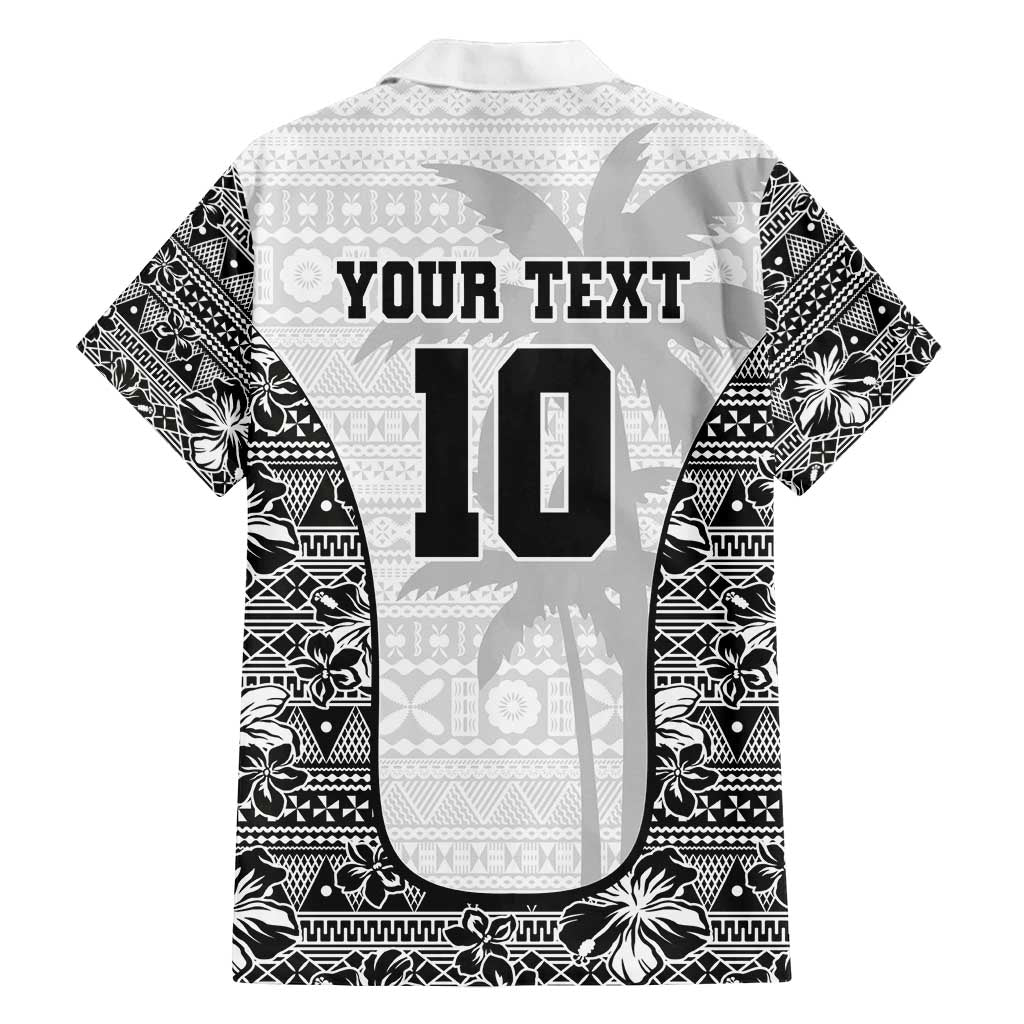 Custom Fiji Pacific Rugby 2024 Family Matching Long Sleeve Bodycon Dress and Hawaiian Shirt Tapa Tribal and Fijian Masi Pattern
