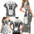 Custom Fiji Pacific Rugby 2024 Family Matching Short Sleeve Bodycon Dress and Hawaiian Shirt Tapa Tribal and Fijian Masi Pattern