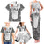 Custom Fiji Pacific Rugby 2024 Family Matching Tank Maxi Dress and Hawaiian Shirt Tapa Tribal and Fijian Masi Pattern