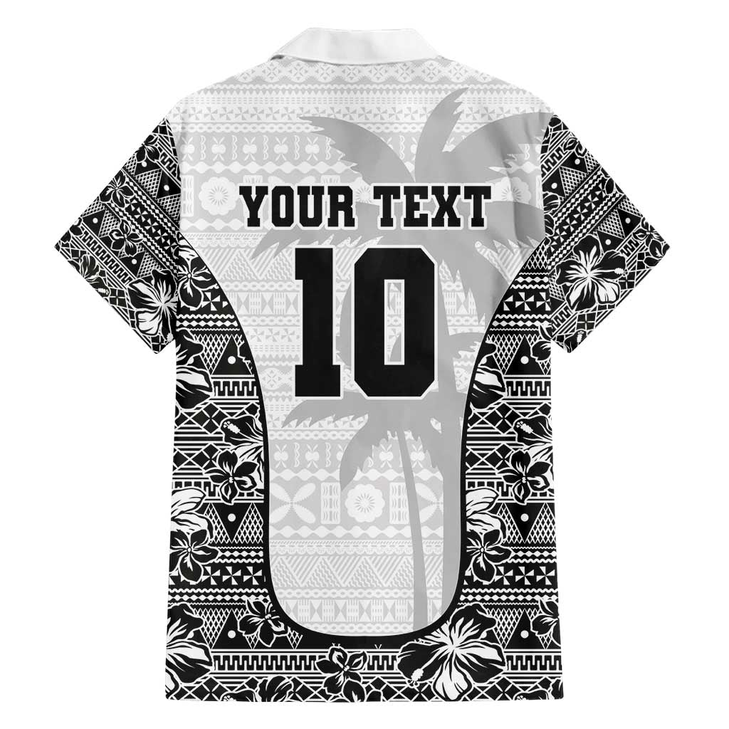 Custom Fiji Pacific Rugby 2024 Hawaiian Shirt Tapa Tribal and Fijian Masi Pattern