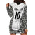 Custom Fiji Pacific Rugby 2024 Hoodie Dress Tapa Tribal and Fijian Masi Pattern