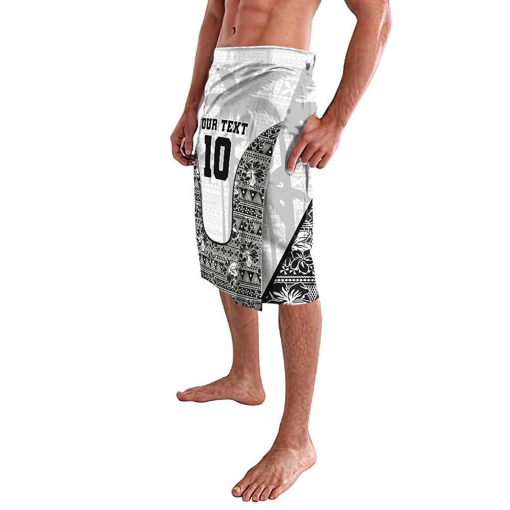 Custom Fiji Pacific Rugby 2024 Lavalava Tapa Tribal and Fijian Masi Pattern