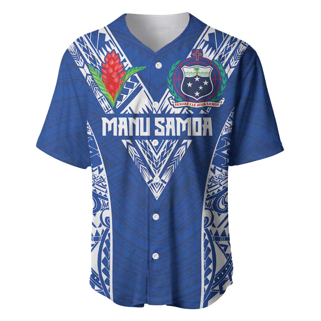 Custom Samoa Pacific Rugby 2024 Baseball Jersey Polynesian Pacific Tribal Pattern