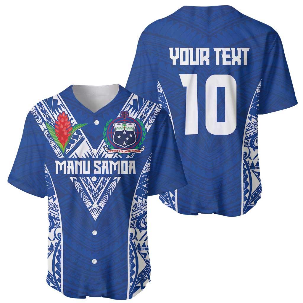 Custom Samoa Pacific Rugby 2024 Baseball Jersey Polynesian Pacific Tribal Pattern