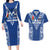 Custom Samoa Pacific Rugby 2024 Couples Matching Long Sleeve Bodycon Dress and Hawaiian Shirt Polynesian Pacific Tribal Pattern