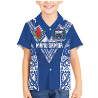 Custom Samoa Pacific Rugby 2024 Family Matching Mermaid Dress and Hawaiian Shirt Polynesian Pacific Tribal Pattern