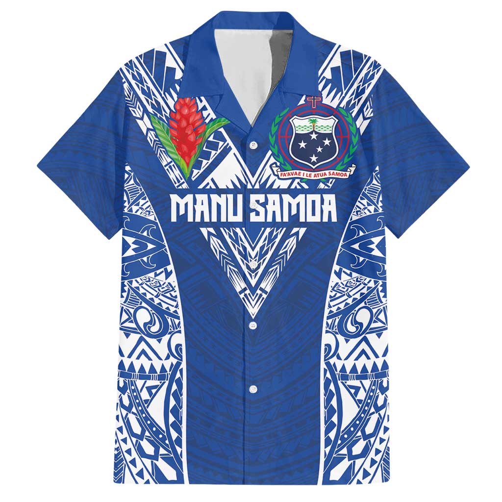 Custom Samoa Pacific Rugby 2024 Hawaiian Shirt Polynesian Pacific Tribal Pattern