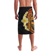 Hawaiian Tropical Plumeria Art Polynesian Tattoo Lavalava Black and Autumn Color Theme LT03 - Polynesian Pride