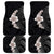 Hawaiian Tropical Plumeria Art Polynesian Tattoo Car Mats Grayscale Color