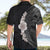 Hawaiian Tropical Plumeria Art Polynesian Tattoo Hawaiian Shirt Grayscale Color