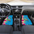 Hawaiian Tropical Flower and Honu Under Blue Water Car Mats