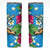 Hawaiian Tropical Flower and Honu Under Blue Water Skinny Tumbler