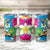 Hawaiian Tropical Flower and Honu Under Blue Water Tumbler Cup