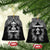 New Zealand Rugby Ceramic Ornament Aotearoa Champion Cup History with Silver Fern LT03 Bell Flake Black - Polynesian Pride