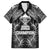 New Zealand Rugby Family Matching Long Sleeve Bodycon Dress and Hawaiian Shirt Aotearoa Champion Cup History with Silver Fern LT03 Dad's Shirt - Short Sleeve Black - Polynesian Pride