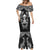 New Zealand Rugby Mermaid Dress Aotearoa Champion Cup History with Silver Fern LT03 - Polynesian Pride