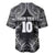 Custom New Zealand Rugby Baseball Jersey Aotearoa Champion Cup History with Silver Fern LT03 - Polynesian Pride