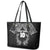 Custom New Zealand Rugby Leather Tote Bag Aotearoa Champion Cup History with Silver Fern LT03 - Polynesian Pride