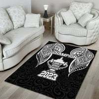 New Zealand Rugby Area Rug Aotearoa Champion Cup History with Haka Dance LT03 - Polynesian Pride