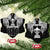 New Zealand Rugby Ceramic Ornament Aotearoa Champion Cup History with Haka Dance LT03 Snow Flake Black - Polynesian Pride