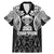 New Zealand Rugby Family Matching Mermaid Dress and Hawaiian Shirt Aotearoa Champion Cup History with Haka Dance LT03 Dad's Shirt - Short Sleeve Black - Polynesian Pride