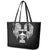 New Zealand Rugby Leather Tote Bag Aotearoa Champion Cup History with Haka Dance LT03 - Polynesian Pride