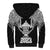 Personalised New Zealand Rugby Sherpa Hoodie Aotearoa Champion Cup History with Haka Dance LT03 - Polynesian Pride