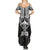 Personalised New Zealand Rugby Summer Maxi Dress Aotearoa Champion Cup History with Haka Dance LT03 - Polynesian Pride