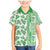 Hawaii Family Matching Mermaid Dress and Hawaiian Shirt Aloha Tropical Plants Tribal Pattern Green Version LT03 Son's Shirt Green - Polynesian Pride