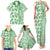 Hawaii Family Matching Tank Maxi Dress and Hawaiian Shirt Aloha Tropical Plants Tribal Pattern Green Version LT03 - Polynesian Pride