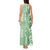 Hawaii Tank Maxi Dress Aloha Tropical Plants Tribal Pattern Green Version LT03 - Polynesian Pride