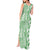 Hawaii Tank Maxi Dress Aloha Tropical Plants Tribal Pattern Green Version LT03 - Polynesian Pride