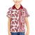 Hawaii Family Matching Mermaid Dress and Hawaiian Shirt Aloha Tropical Plants Tribal Pattern Red Version LT03 Son's Shirt Red - Polynesian Pride