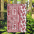 Hawaii Garden Flag Aloha Tropical Plants Tribal Pattern Red Version LT03 Garden Flag Red - Polynesian Pride