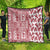 Hawaii Quilt Aloha Tropical Plants Tribal Pattern Red Version LT03 - Polynesian Pride