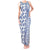 Hawaii Tank Maxi Dress Aloha Tropical Plants Tribal Pattern Blue Version LT03 Women Blue - Polynesian Pride