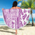 Hawaii Beach Blanket Aloha Tropical Plants Tribal Pattern Pink Version LT03 - Polynesian Pride