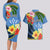 Kosrae Constitution Day Couples Matching Long Sleeve Bodycon Dress and Hawaiian Shirt Hibiscus Mix Maori Tattoo Pattern LT03 - Polynesian Pride