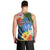 Kosrae Constitution Day Men Tank Top Hibiscus Mix Maori Tattoo Pattern LT03 - Polynesian Pride