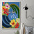 Kosrae Canvas Wall Art Hibiscus Mix Maori Tattoo Pattern LT03 - Polynesian Pride