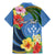 Kosrae Family Matching Mermaid Dress and Hawaiian Shirt Hibiscus Mix Maori Tattoo Pattern LT03 - Polynesian Pride