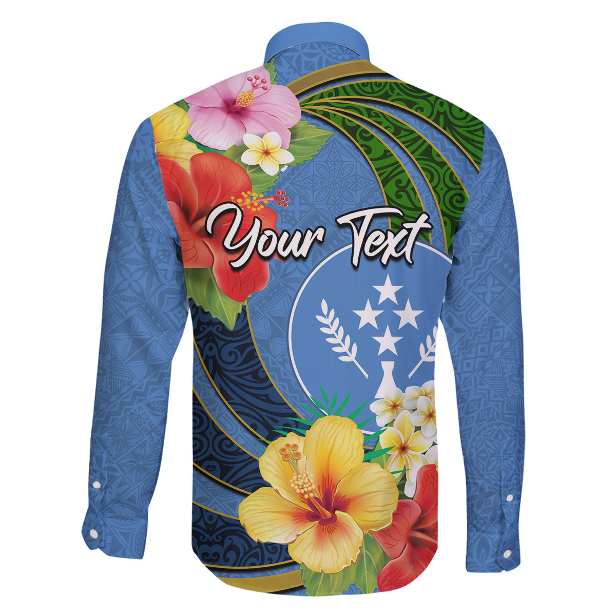 Kosrae Family Matching Mermaid Dress and Hawaiian Shirt Hibiscus Mix Maori Tattoo Pattern LT03 - Polynesian Pride