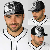 Aotearoa Lawn Bowls Baseball Net Cap Maori and Silver Fern Half Style - Polynesian Pride