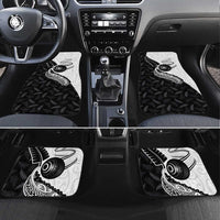 Aotearoa Lawn Bowls Car Mats Maori and Silver Fern Half Style - Polynesian Pride