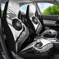 Personalised Aotearoa Lawn Bowls Car Seat Cover Maori and Silver Fern Half Style - Polynesian Pride